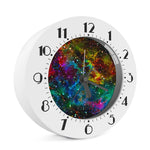 Abstract Colorful Galaxy Space Print Alarm Clock
