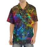 Abstract Colorful Galaxy Space Print Aloha Shirt