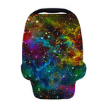 Abstract Colorful Galaxy Space Print Baby Seat Cover