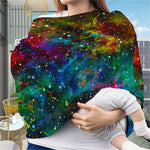 Abstract Colorful Galaxy Space Print Baby Seat Cover