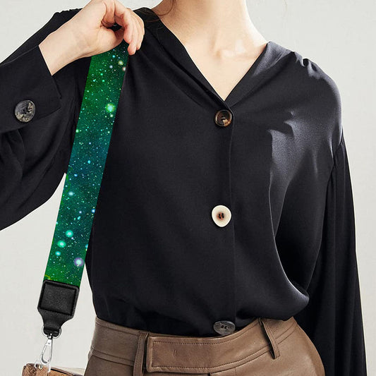 Abstract Colorful Galaxy Space Print Bag Strap