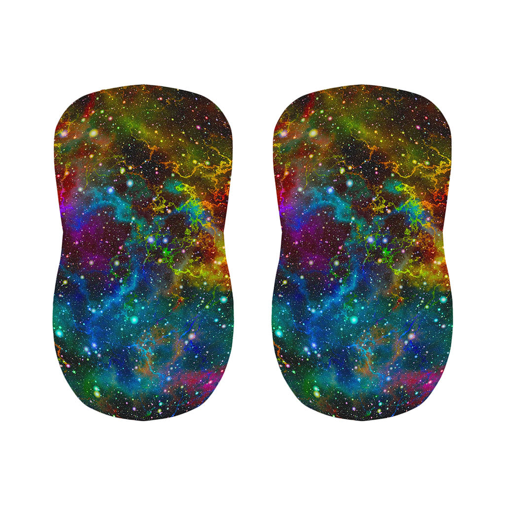 Abstract Colorful Galaxy Space Print Bar Stool Covers