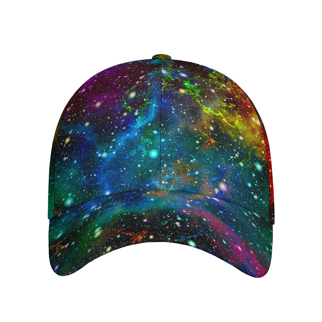 Abstract Colorful Galaxy Space Print Baseball Cap