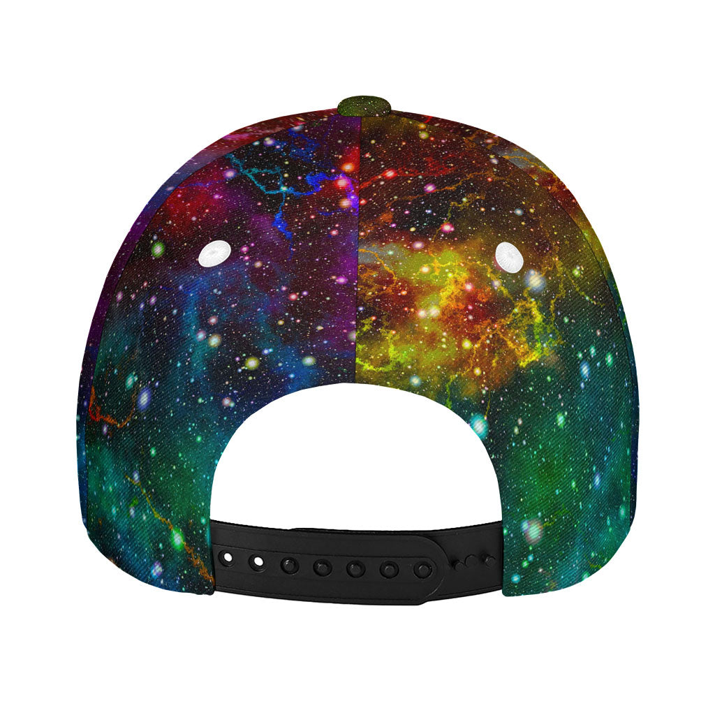 Abstract Colorful Galaxy Space Print Baseball Cap