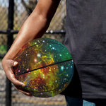 Abstract Colorful Galaxy Space Print Basketball