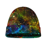 Abstract Colorful Galaxy Space Print Beanie