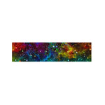 Abstract Colorful Galaxy Space Print Bed Runner