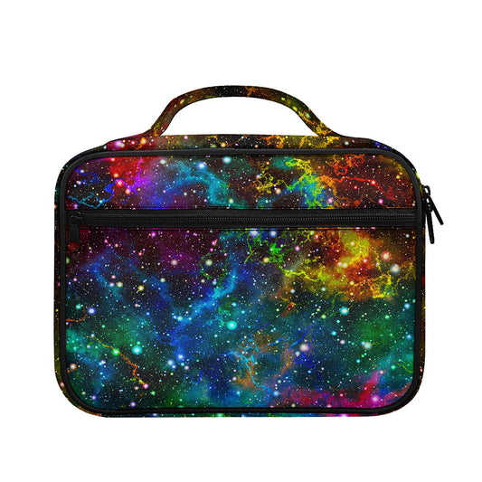 Abstract Colorful Galaxy Space Print Briefcase Bible Bag