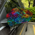 Abstract Colorful Galaxy Space Print Car Side Mirror Covers
