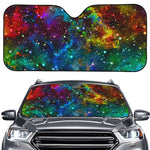 Abstract Colorful Galaxy Space Print Car Windshield Sun Shade