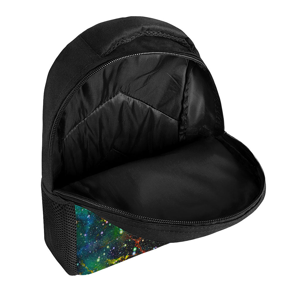 Abstract Colorful Galaxy Space Print Casual Backpack