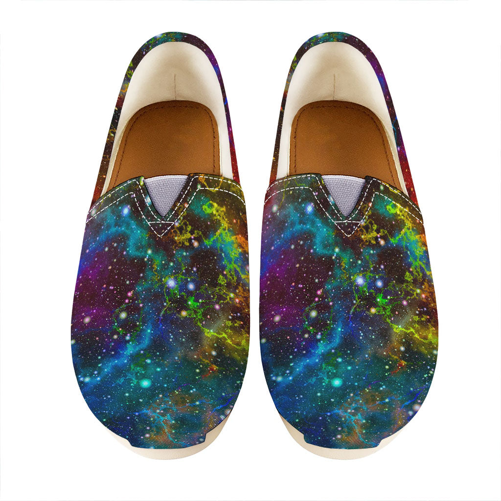 Abstract Colorful Galaxy Space Print Casual Shoes