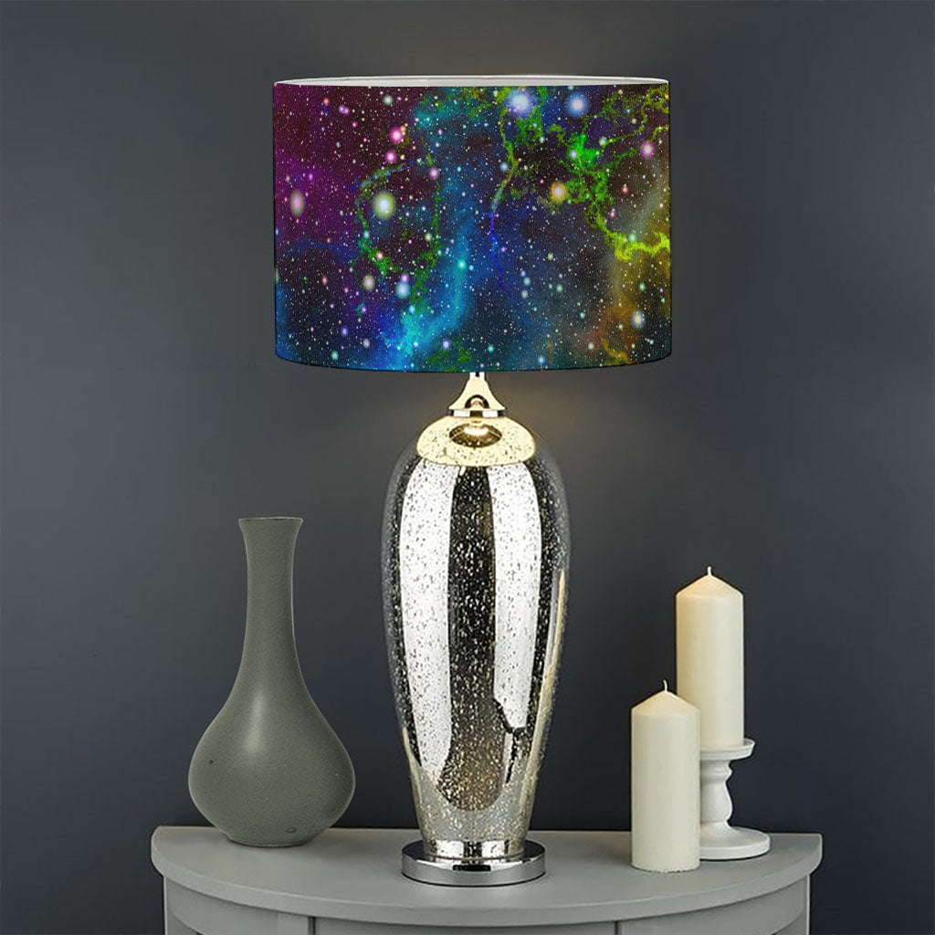 Abstract Colorful Galaxy Space Print Drum Lamp Shade