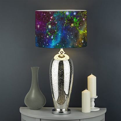 Abstract Colorful Galaxy Space Print Drum Lamp Shade