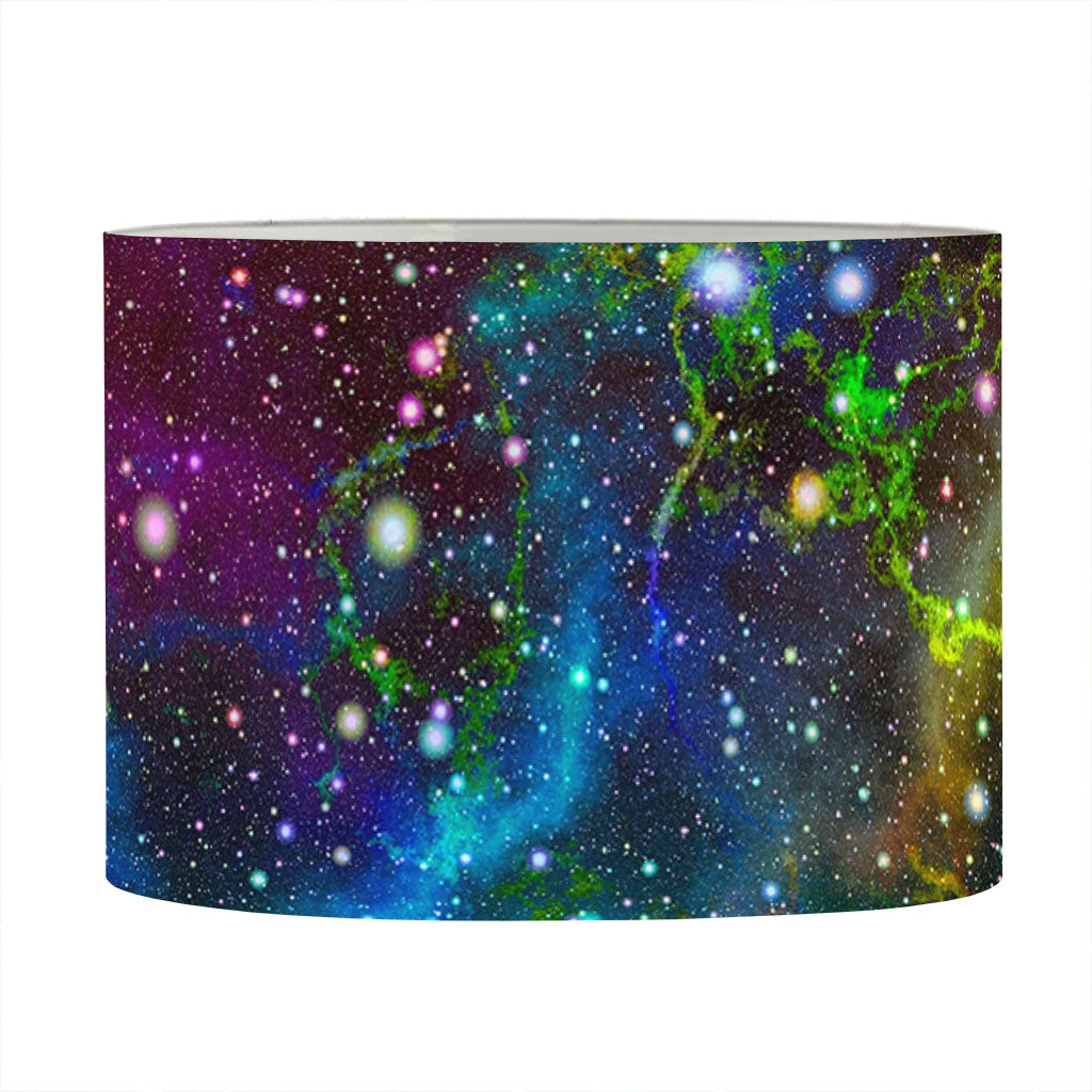 Abstract Colorful Galaxy Space Print Drum Lamp Shade