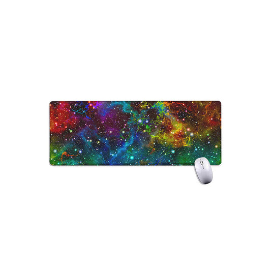 Abstract Colorful Galaxy Space Print Extended Mouse Pad