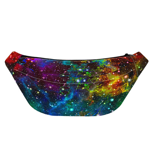 Abstract Colorful Galaxy Space Print Fanny Pack