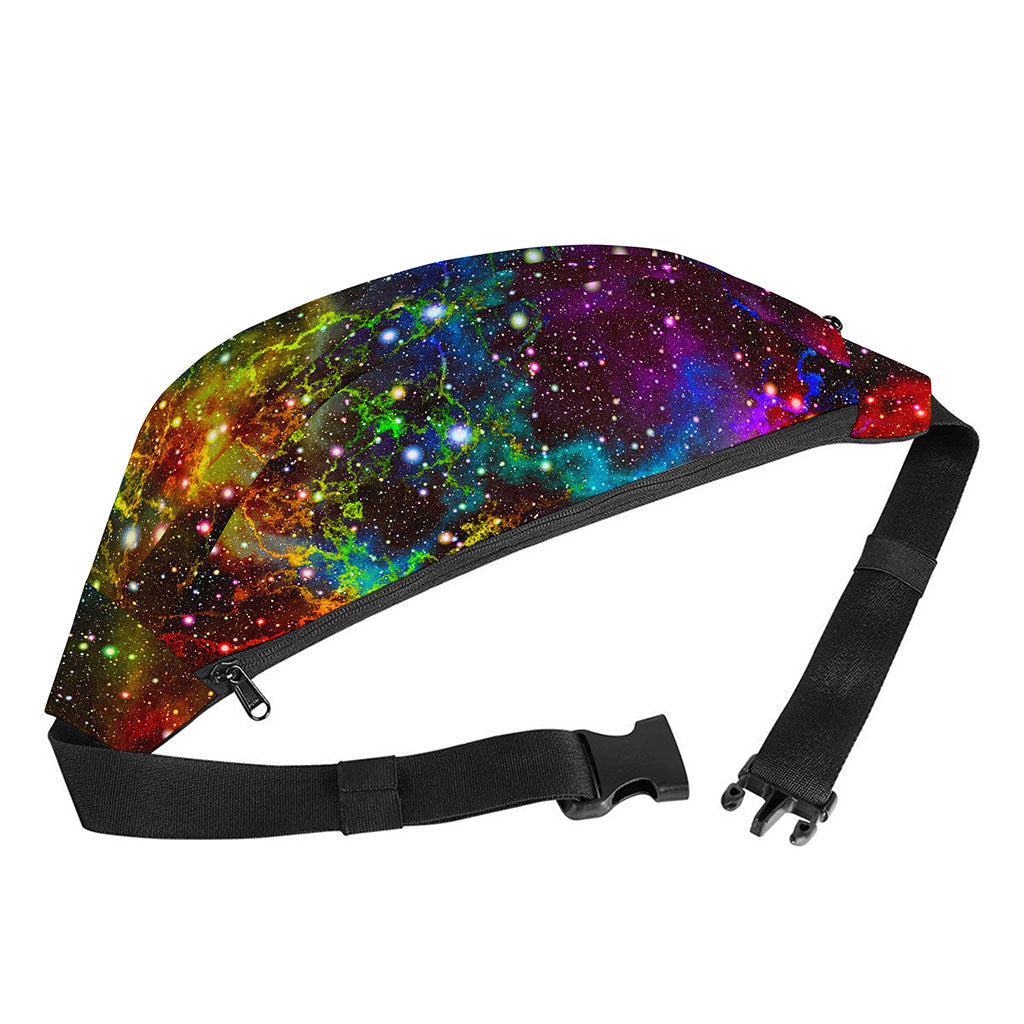 Abstract Colorful Galaxy Space Print Fanny Pack