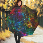 Abstract Colorful Galaxy Space Print Foldable Umbrella