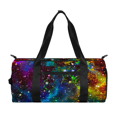 Abstract Colorful Galaxy Space Print Gym Bag