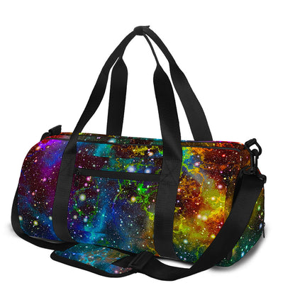 Abstract Colorful Galaxy Space Print Gym Bag
