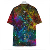 Abstract Colorful Galaxy Space Print Hawaiian Shirt