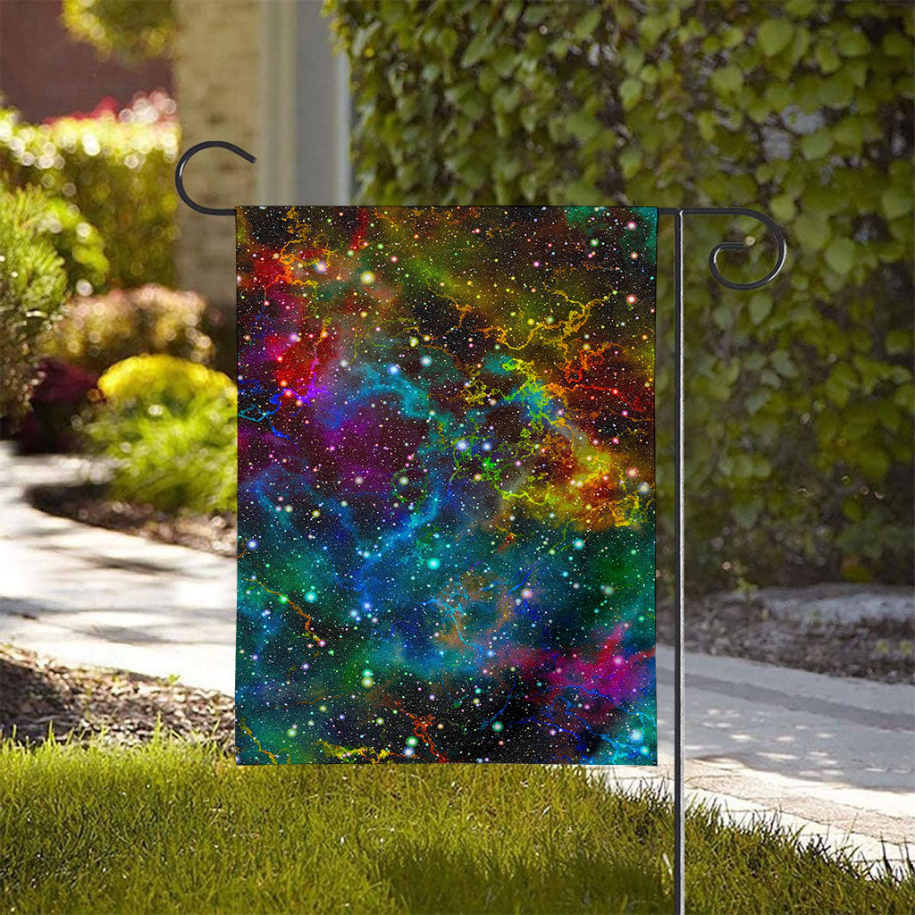 Abstract Colorful Galaxy Space Print House Flag