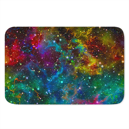 Abstract Colorful Galaxy Space Print Indoor Door Mat