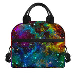 Abstract Colorful Galaxy Space Print Insulated Lunch Bag