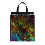 Abstract Colorful Galaxy Space Print Insulated Lunch Tote