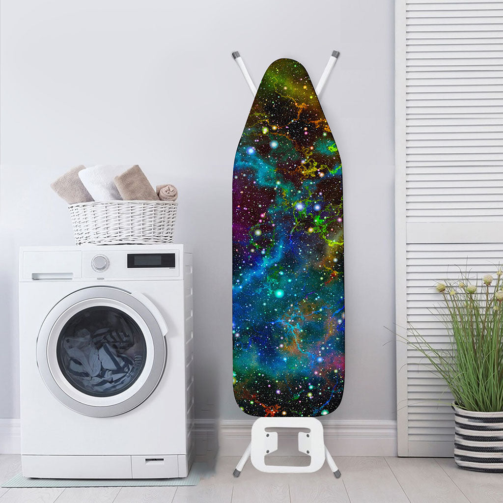 Abstract Colorful Galaxy Space Print Ironing Board Cover
