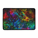 Abstract Colorful Galaxy Space Print Kitchen Mat