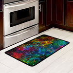 Abstract Colorful Galaxy Space Print Kitchen Mat
