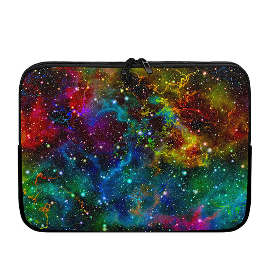 Abstract Colorful Galaxy Space Print Laptop Sleeve