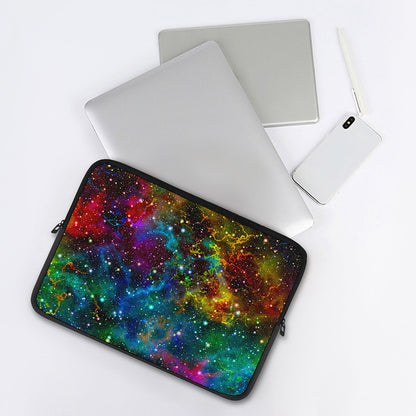 Abstract Colorful Galaxy Space Print Laptop Sleeve