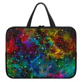 Abstract Colorful Galaxy Space Print Laptop Sleeve With Handle