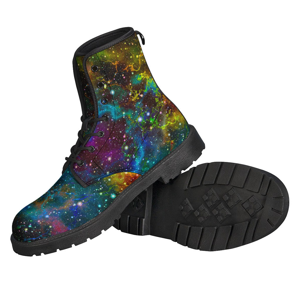 Abstract Colorful Galaxy Space Print Backpack