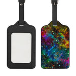 Abstract Colorful Galaxy Space Print Luggage Tag