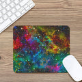Abstract Colorful Galaxy Space Print Mouse Pad