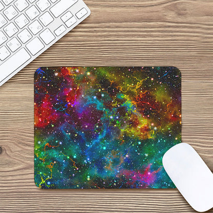 Abstract Colorful Galaxy Space Print Mouse Pad