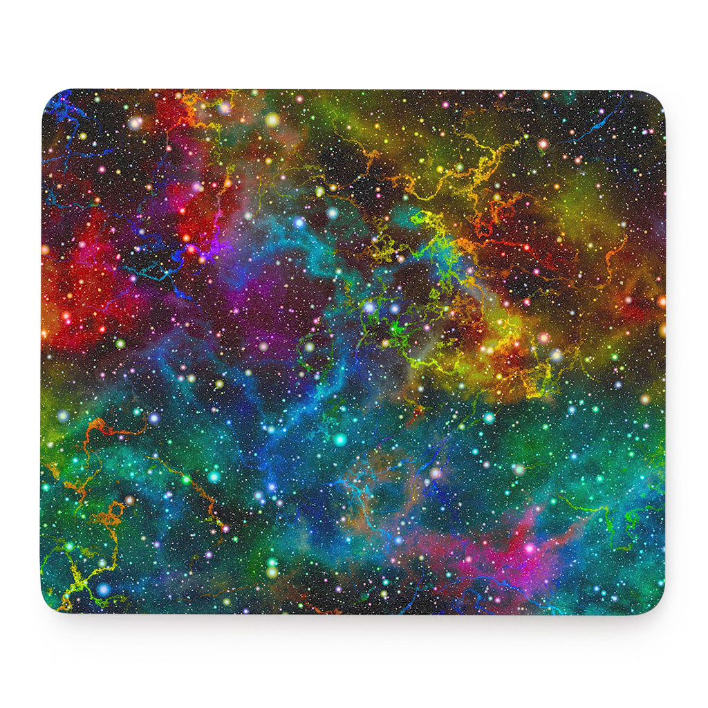 Abstract Colorful Galaxy Space Print Mouse Pad