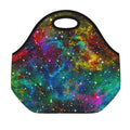 Abstract Colorful Galaxy Space Print Neoprene Lunch Bag
