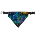 Abstract Colorful Galaxy Space Print Over The Collar Dog Bandana