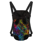 Abstract Colorful Galaxy Space Print Pet Carrier Backpack
