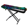 Abstract Colorful Galaxy Space Print Piano Keyboard Cover
