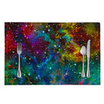 Abstract Colorful Galaxy Space Print Placemat
