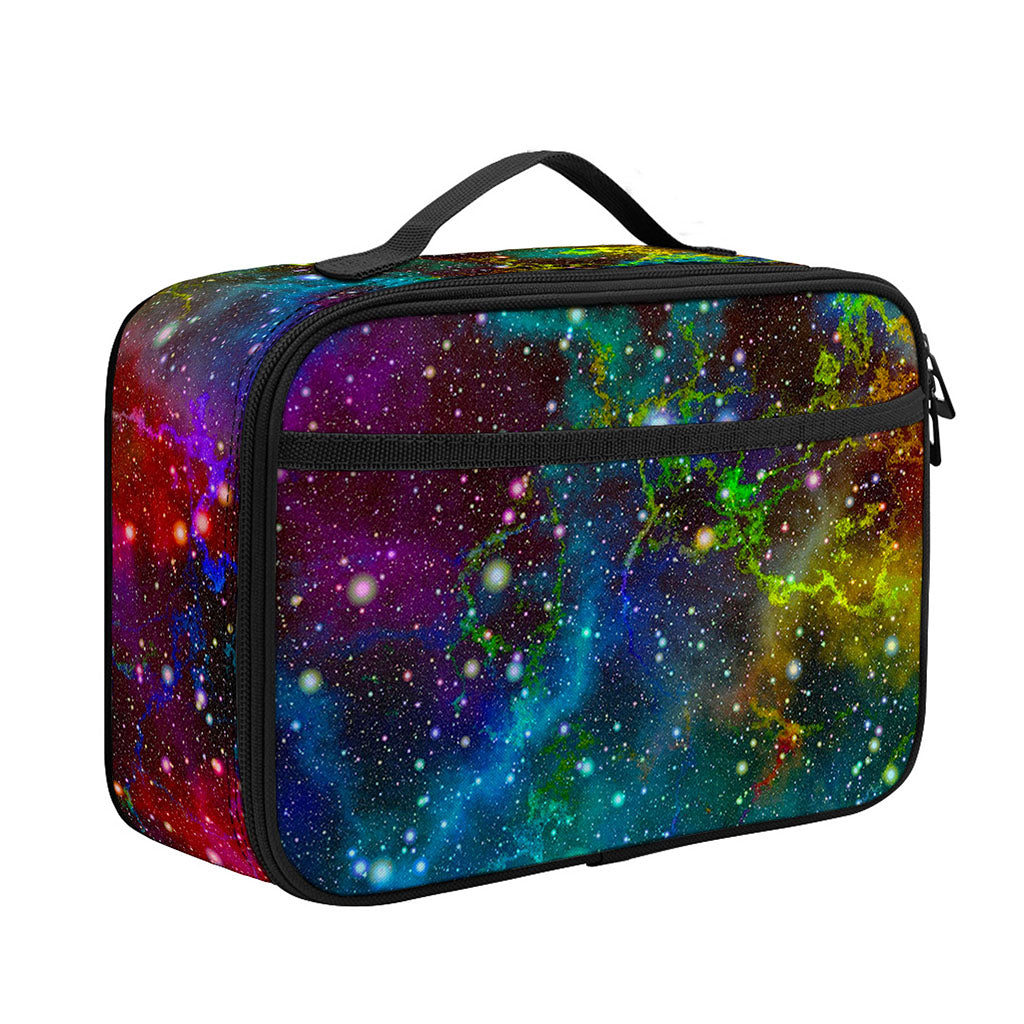 Abstract Colorful Galaxy Space Print Portable Lunch Bag