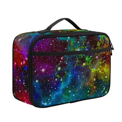 Abstract Colorful Galaxy Space Print Portable Lunch Bag
