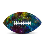 Abstract Colorful Galaxy Space Print Rugby Ball