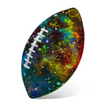 Abstract Colorful Galaxy Space Print Rugby Ball